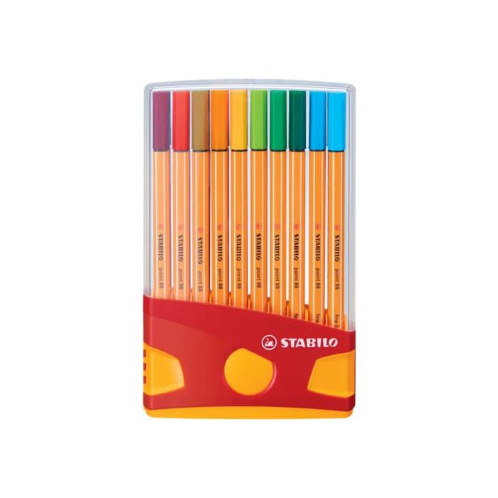 Fineliner Stabilo Point 88® 0,4 mm conf. 20 colori assortiti 8820-03 -14 main product photo