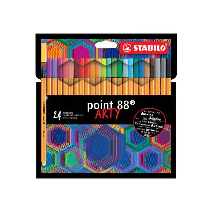 Fineliner Stabilo Point 88® 0,4 mm conf. 24 colori assortiti 8824/1-20 main product photo