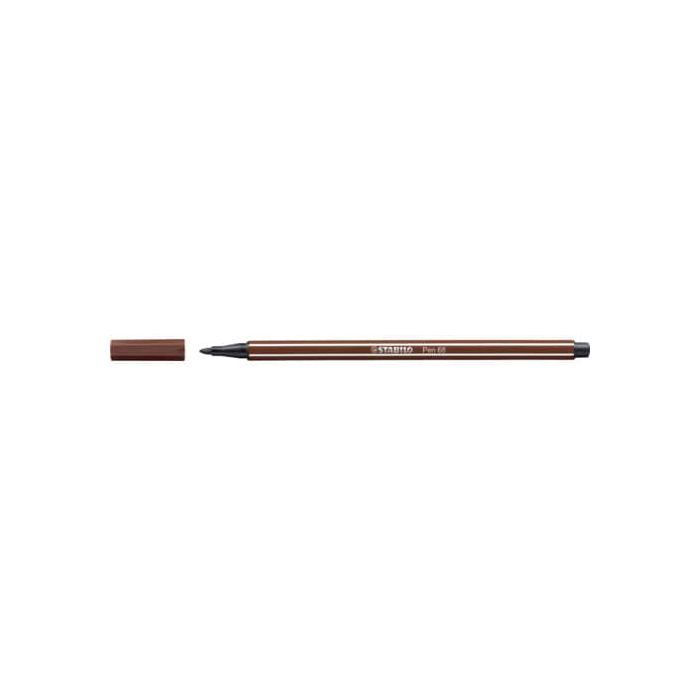 Pennarelli Stabilo Pen 68 tratto 1 mm bruno 68/45 main product photo