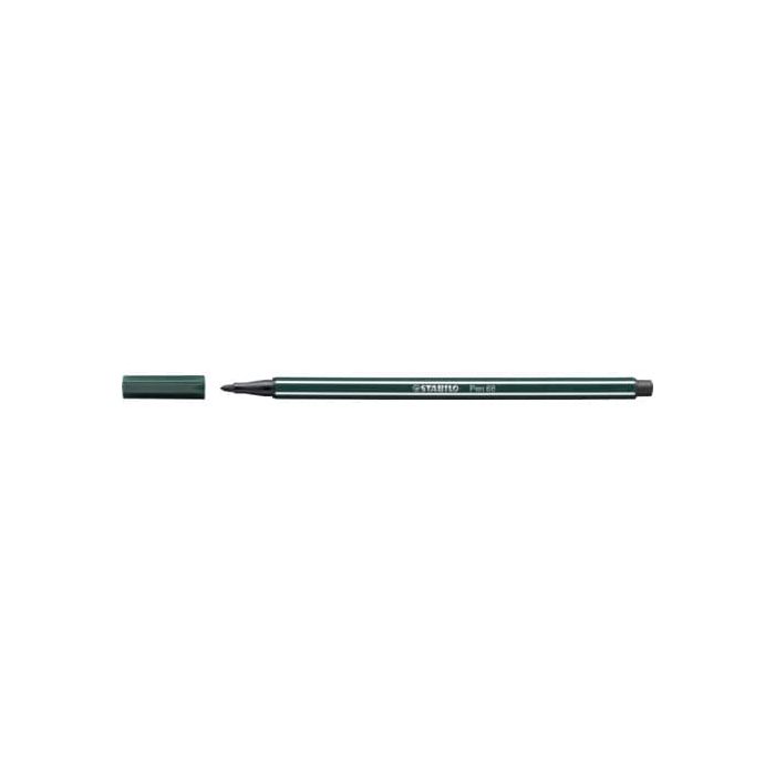 Pennarelli Stabilo Pen 68 tratto 1 mm verde terra 68/63 main product photo