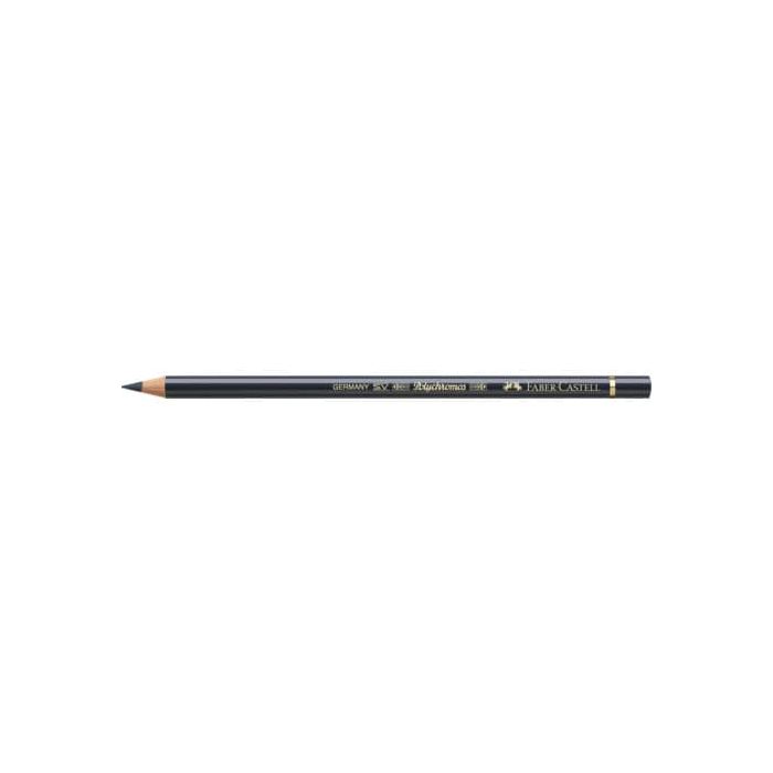 Matite colorate permanenti Faber Castell Polychromos mina 3,8 mm conf. 6 pezzi - grigio payne - 110181 main product photo