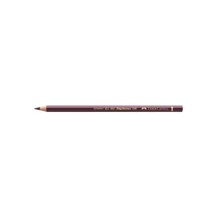 Matite colorate permanenti Faber Castell Polychromos mina 3,8 mm conf. 6 pezzi - caput mortuum viola - 110263 main product photo