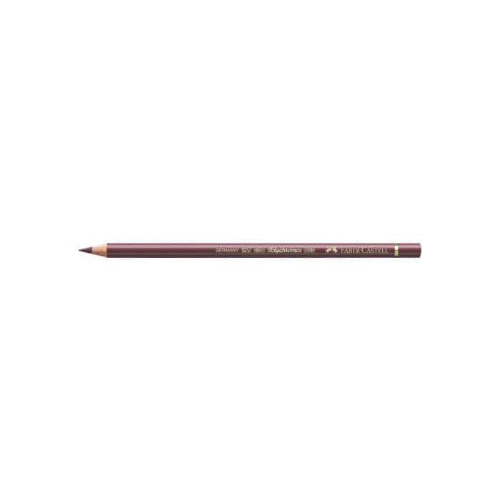 Matite colorate permanenti Faber Castell Polychromos mina 3,8 mm conf. 6 pezzi - caput mortuum - 110169 main product photo