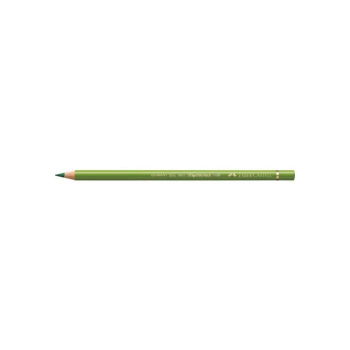 Matite colorate permanenti Faber Castell Polychromos mina 3,8 mm conf. 6 pezzi - verde terra giallastro - 110168 main product photo