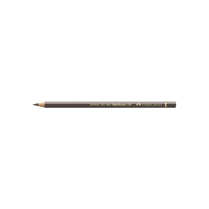 Matite colorate permanenti Faber Castell Polychromos mina 3,8 mm conf. 6 pezzi - torrone - 110178 main product photo