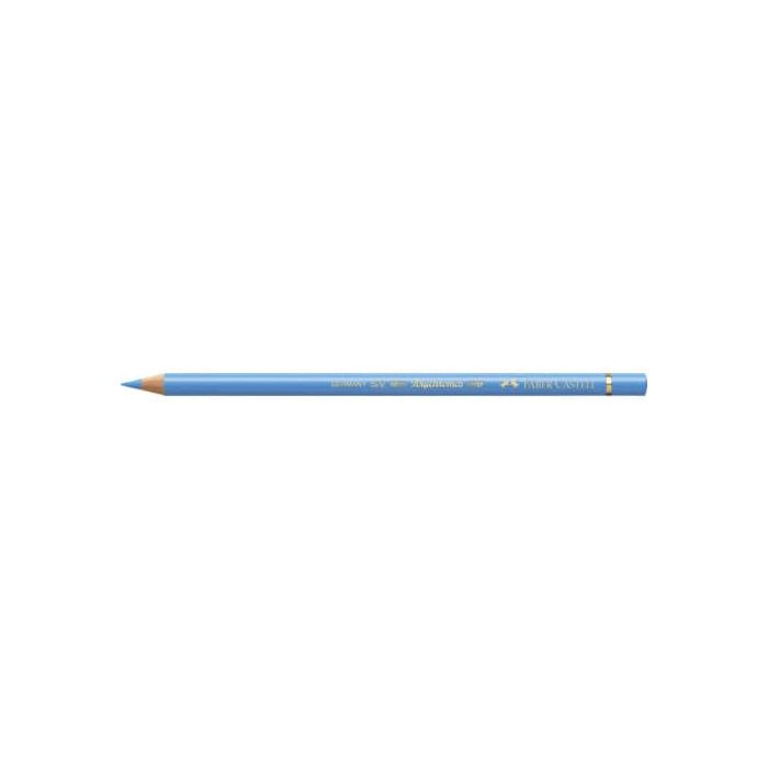 Matite colorate permanenti Faber Castell Polychromos mina 3,8 mm conf. 6 pezzi - blu smalto - 110146 main product photo