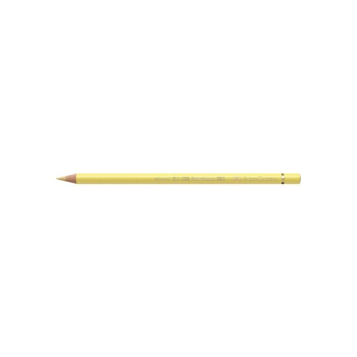 Matite colorate permanenti Faber Castell Polychromos mina 3,8 mm conf. 6 pezzi - giallo paglierino - 110102 main product photo