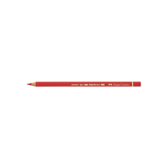 Matite colorate permanenti Faber Castell Polychromos mina 3,8 mm conf. 6 pezzi - rosso scarlatto intenso - 110219 main product photo
