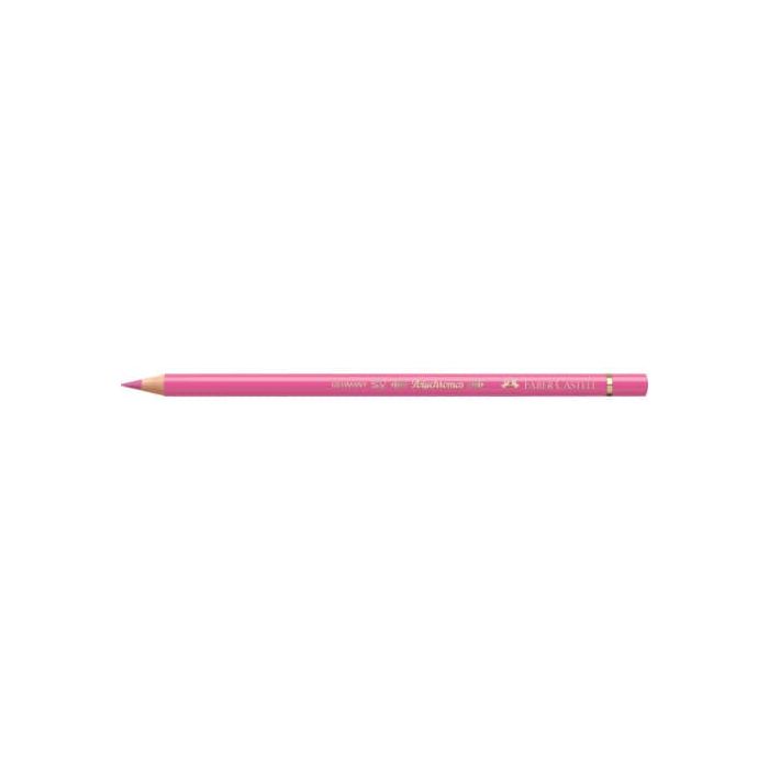 Matite colorate permanenti Faber Castell Polychromos mina 3,8 mm conf. 6 pezzi - rosa robbia - 110129 main product photo