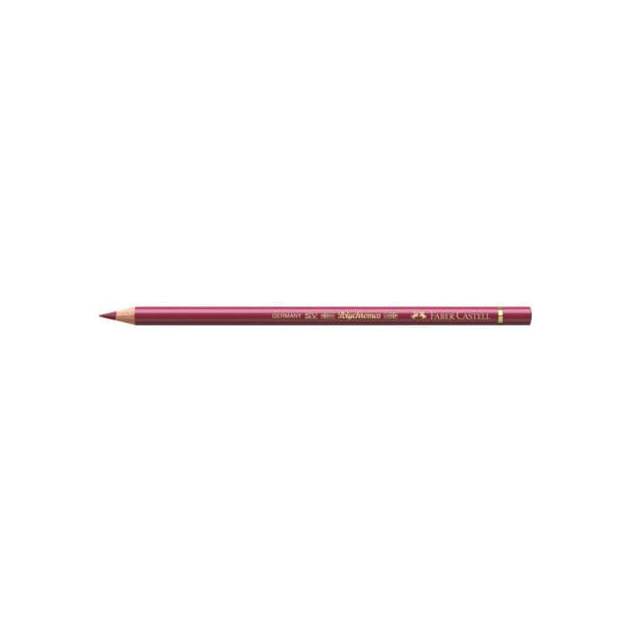 Matite colorate permanenti Faber Castell Polychromos mina 3,8 mm conf. 6 pezzi - carminio bruciato - 110193 main product photo