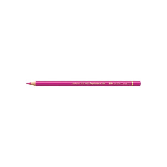 Matite colorate permanenti Faber Castell Polychromos mina 3,8 mm conf. 6 pezzi Faber-Castell fucsia - 110123 main product photo
