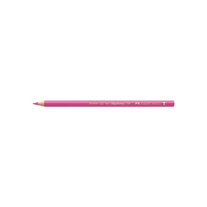 Matite colorate permanenti Faber Castell Polychromos mina 3,8 mm conf. 6 pezzi - rosa porpora chiaro - 110128 main product photo