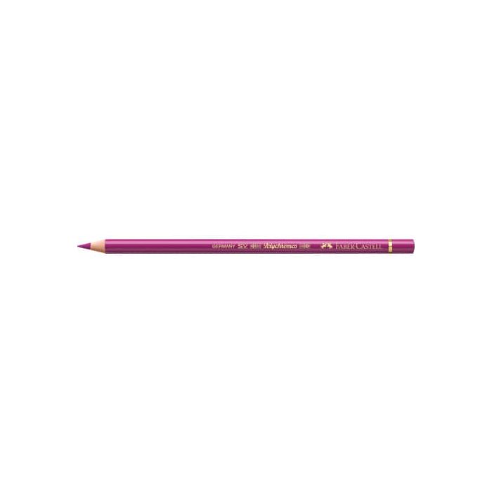 Matite colorate permanenti Faber Castell Polychromos mina 3,8 mm conf. 6 pezzi - rosa porpora medio - 110125 main product photo
