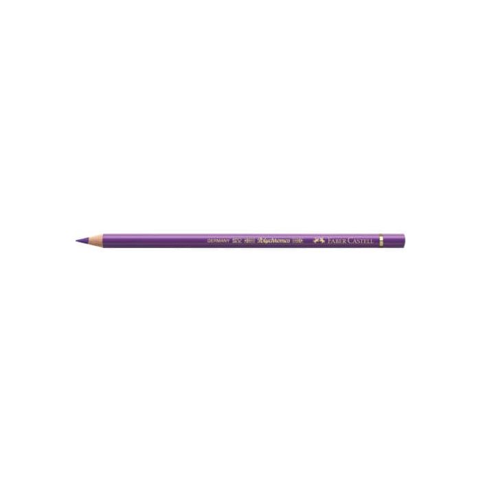 Matite colorate permanenti Faber Castell Polychromos mina 3,8 mm conf. 6 pezzi - viola manganese - 110160 main product photo