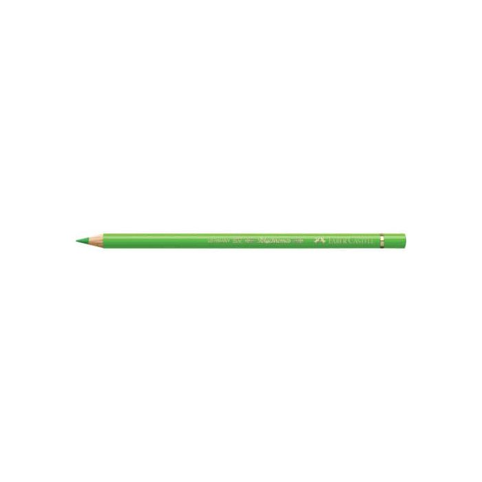 Matite colorate permanenti Faber Castell Polychromos mina 3,8 mm conf. 6 pezzi - verde erba - 110166 main product photo