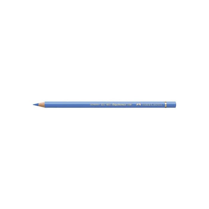 Matite colorate permanenti Faber Castell Polychromos mina 3,8 mm conf. 6 pezzi - oltremare chiaro - 110140 main product photo