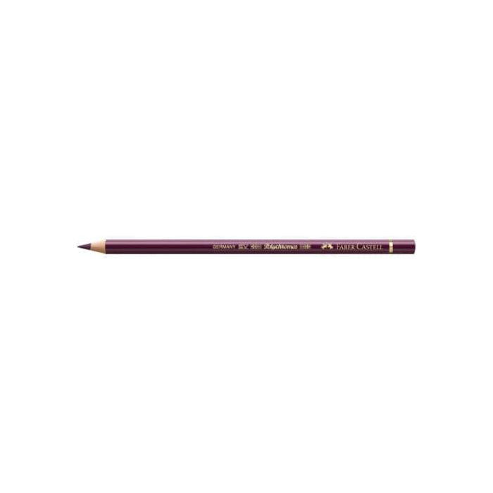Matite colorate permanenti Faber Castell Polychromos mina 3,8 mm conf. 6 pezzi - rosso viola - 110194 main product photo