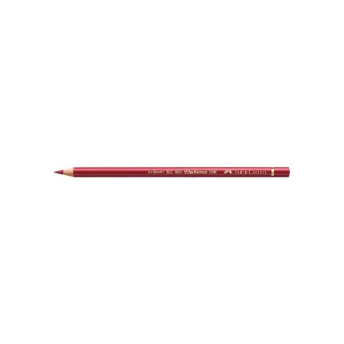 Matite colorate permanenti Faber Castell Polychromos mina 3,8 mm conf. 6 pezzi - rosso cadmio medio - 110217 main product photo