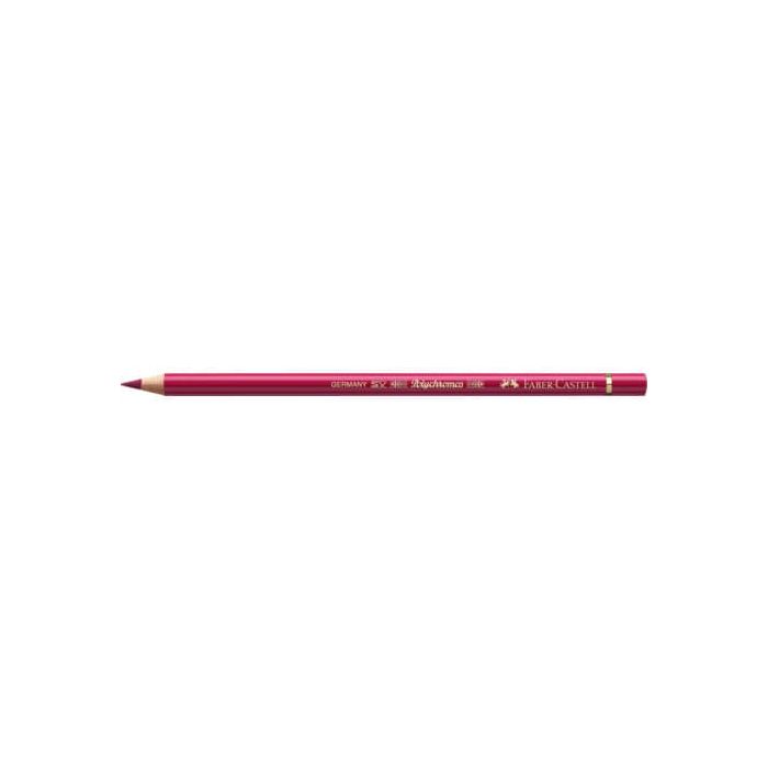 Matite colorate permanenti Faber Castell Polychromos mina 3,8 mm conf. 6 pezzi - rosso robbia - 110142 main product photo