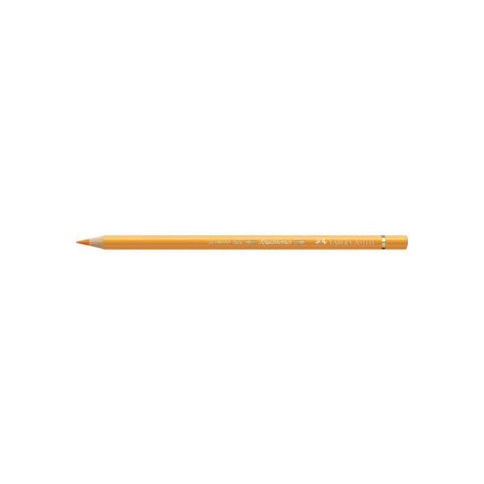 Matite colorate permanenti Faber Castell Polychromos mina 3,8 mm conf. 6 pezzi - giallo cromo scuro - 110109 main product photo