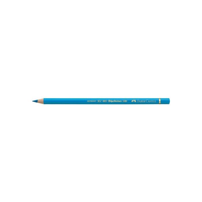 Matite colorate permanenti Faber Castell Polychromos mina 3,8 mm conf. 6 pezzi - blu ftalico - 110110 main product photo