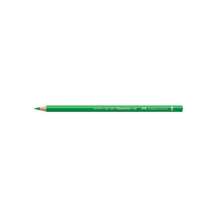 Matite colorate permanenti Faber Castell Polychromos mina 3,8 mm conf. 6 pezzi - verde foglia - 110112 main product photo