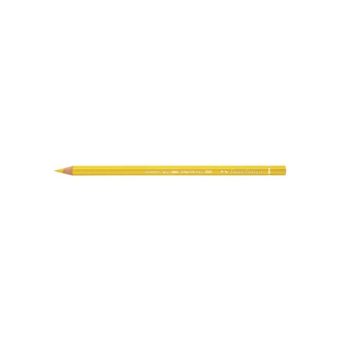 Matite colorate permanenti Faber Castell Polychromos mina 3,8 mm conf. 6 pezzi - giallo cadmio chiaro - 110105 main product photo