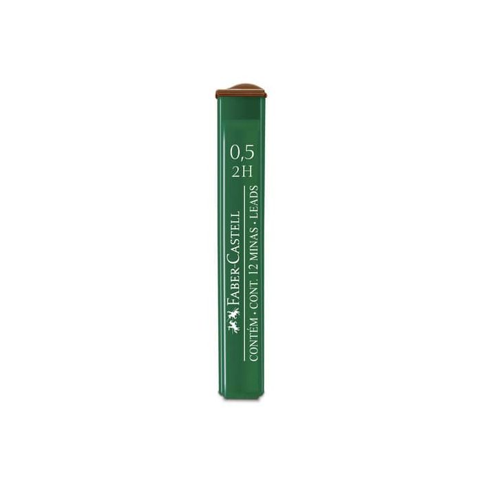 Mine Faber Castell Poly 0,5 mm 2H conf. 12 pezzi - 521512 main product photo