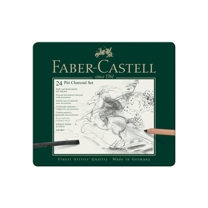 Set belle arti Faber Castell Monochrome charcoal - 112978 main product photo