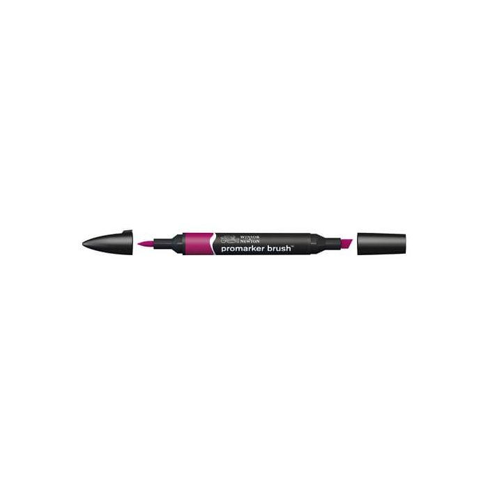 Pennarelli doppia punta Winsor&Newton brush maroon - 0204175 main product photo