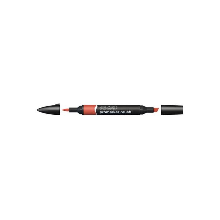 Pennarelli doppia punta Winsor&Newton brush burnt orange - 0204092 main product photo