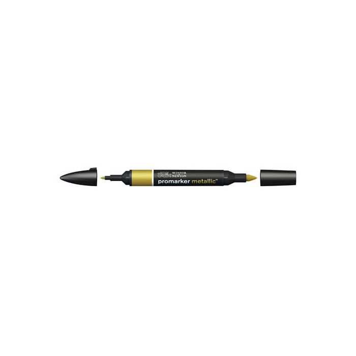 Pennarelli doppia punta Winsor&Newton metallic gold - 0206689 main product photo