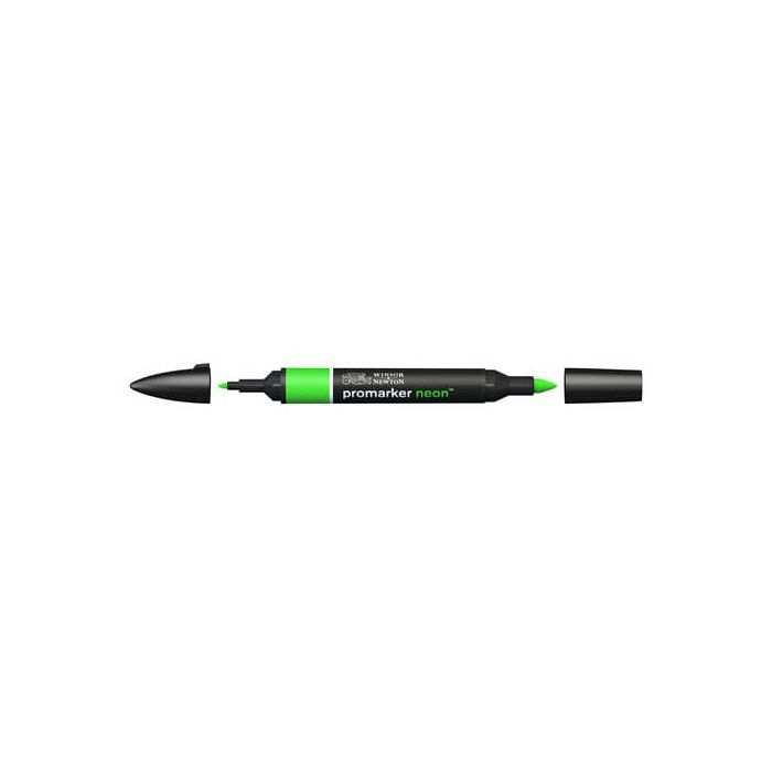 Pennarelli doppia punta Winsor&Newton neon glowing green - 0205408 main product photo