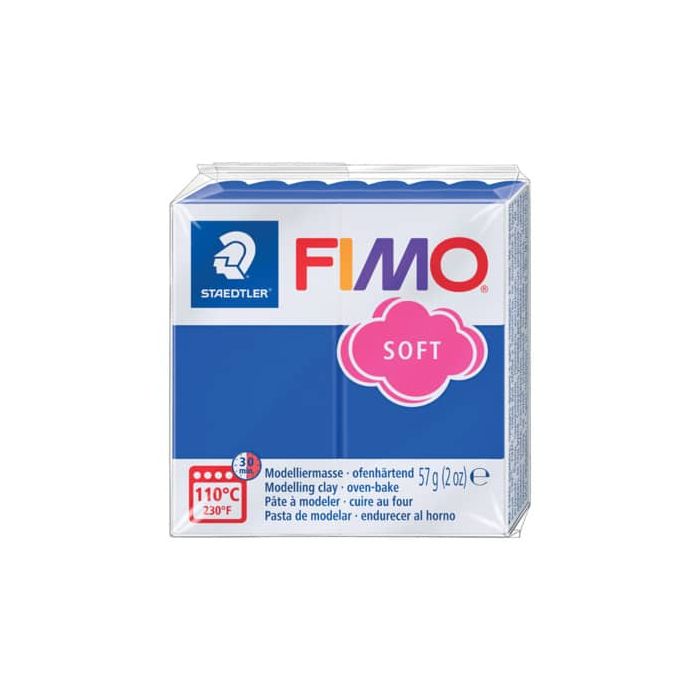 Pasta modellabile Staedtler FIMO® soft 57 g blu brillante - 8020-33 main product photo