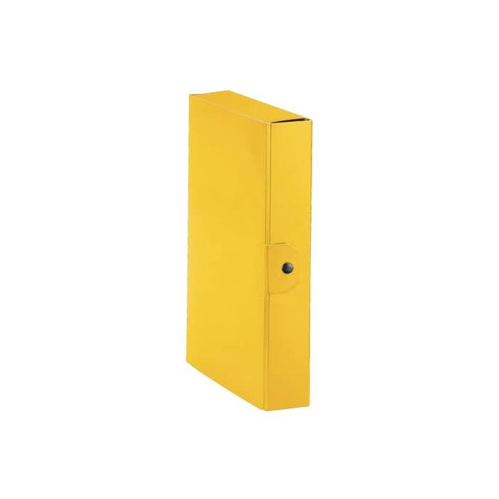 Cartella portaprogetti Esselte C90 DELSO ORDER dorso 6 cm presspan lucido 25x35 cm Esselte giallo - C8609 main product photo