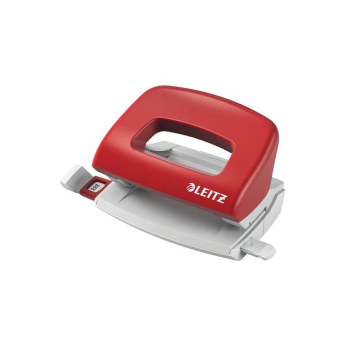 Perforatore a 2 fori con guida Leitz Metal rim Leitz rosso 50580025 main product photo