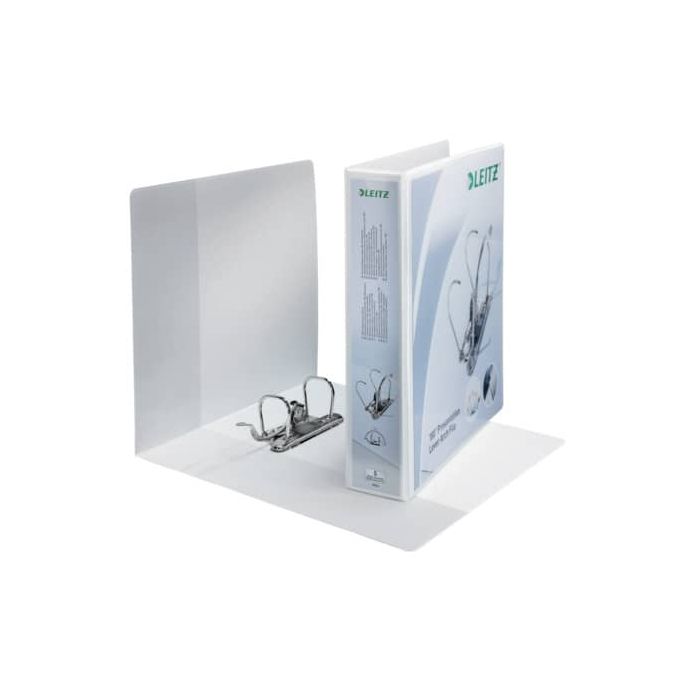 Raccoglitore a leva a 2 anelli bianco Leitz dorso 50 mm 42260001 main product photo