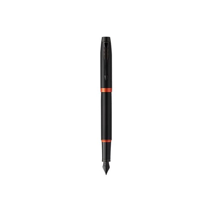Penna stilografica Parker IM Vibrant Ring punta F inchiostro blu Parker Orange - 2172943 main product photo