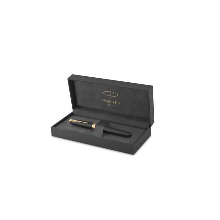 Penna stilografica Parker Sonnet punta F Parker Matt Black GF 1931516 main product photo