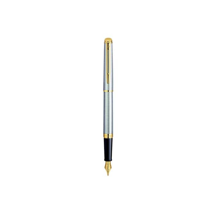 Penna stilografica Waterman Hemisphere GT inchiostro blu Waterman Stainless Steel GT 23K - S0920330 main product photo