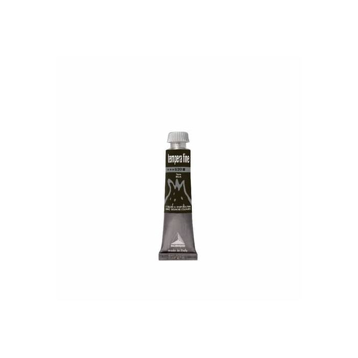 Tempera fine Maimeri in tubetto 20 ml nero d'avorio M2502530 main product photo