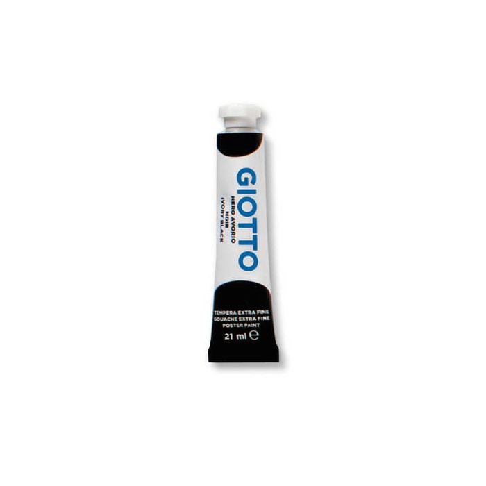Tempera Giotto Extra ultrafine in tubetto 21 ml nero F35502400 main product photo