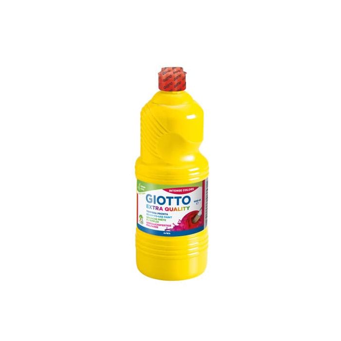 Tempera pronta Giotto Extra Quality in flacone 1 L giallo scuro F53340300 main product photo