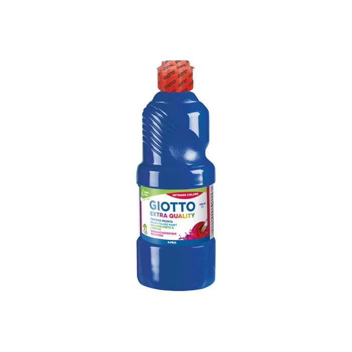 Tempera pronta Giotto Extra Quality in flacone 500 ml blu oltremare F53281700 main product photo