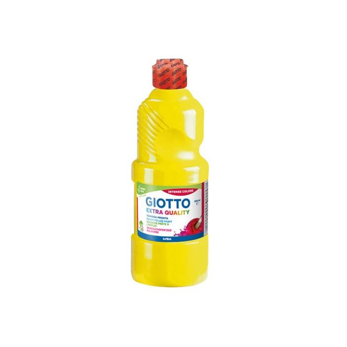 Tempera pronta Giotto Extra Quality in flacone 500 ml giallo F532802 main product photo