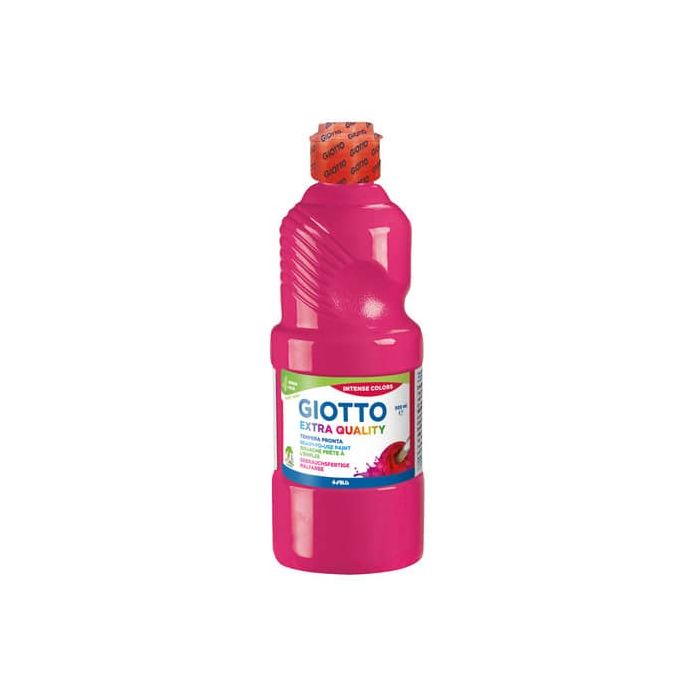 Tempera pronta Giotto Extra Quality in flacone 500 ml magenta F532810 main product photo