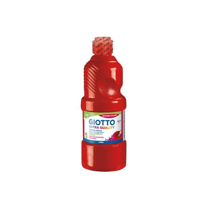 Tempera pronta Giotto Extra Quality in flacone 500 ml rosso vermiglione F532807 main product photo
