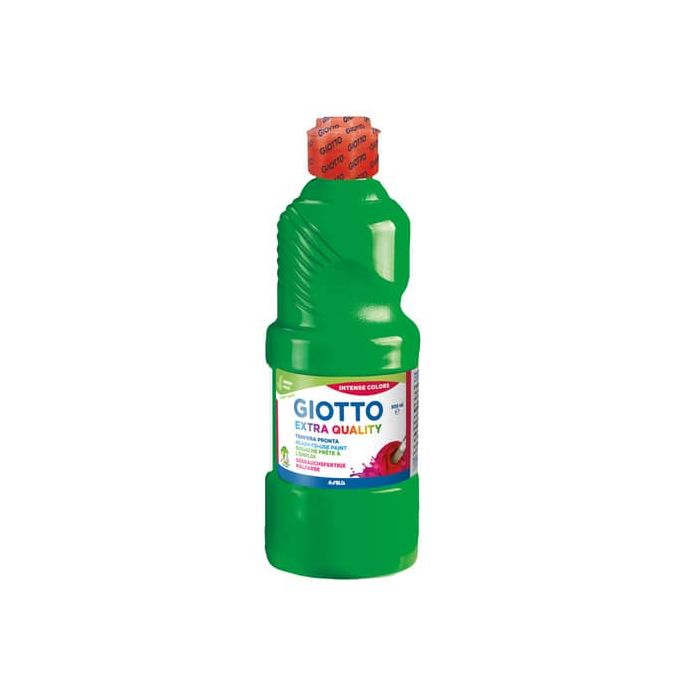 Tempera pronta Giotto Extra Quality in flacone 500 ml verde F532812 main product photo