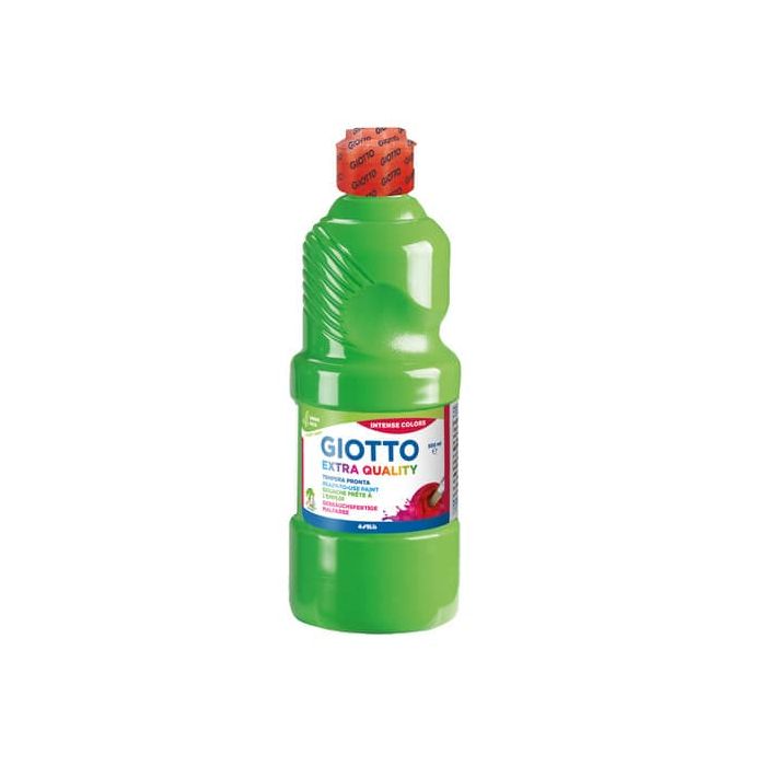 Tempera pronta Giotto Extra Quality in flacone 500 ml verde cinabro F532811 main product photo