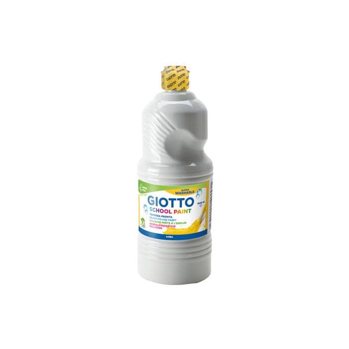 Tempera pronta Giotto School Paint in flacone 1 L bianco F535501 main product photo